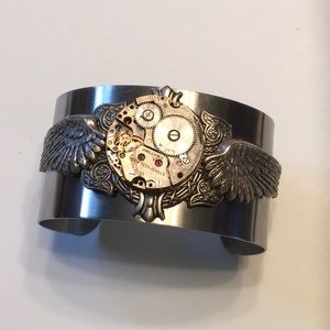Steampunk cuff bracelet